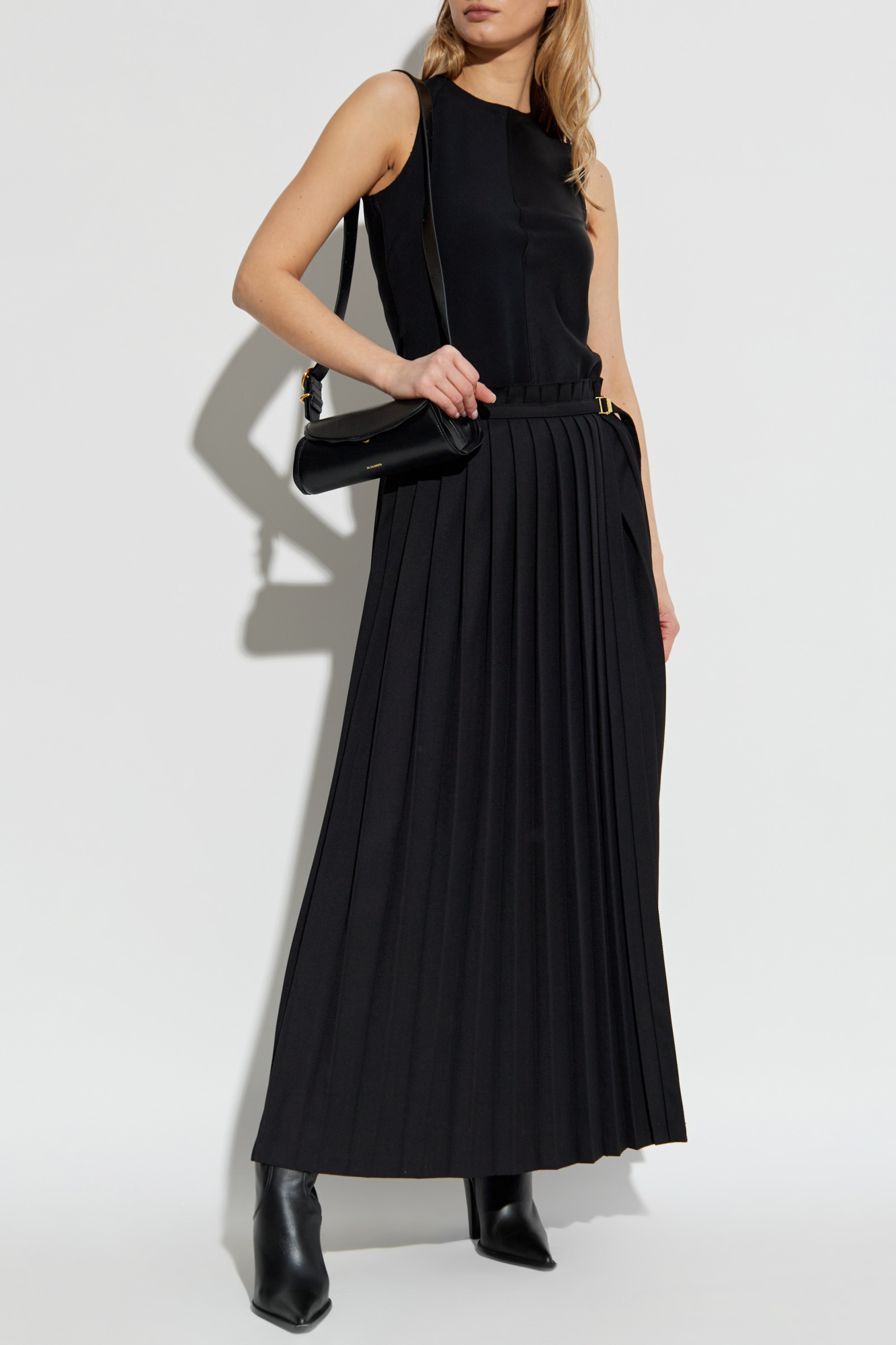 【送料&関税込】Ami Alexandre Mattiussi pleated Skirt Black Pleated Skirt Ami Alexandre Mattiussi - Vitkac AS